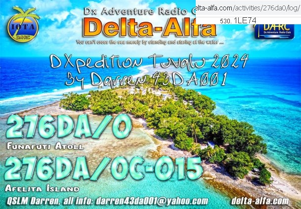 eQSL 276DA0 Mr. Darren